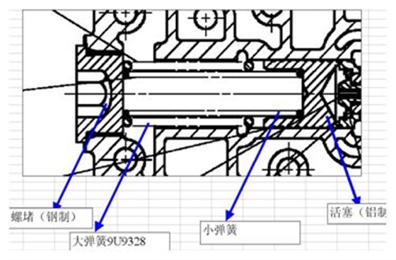 图11-99 弹簧安装示意图