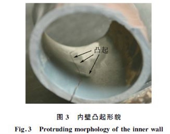 图３ 内壁凸起形貌